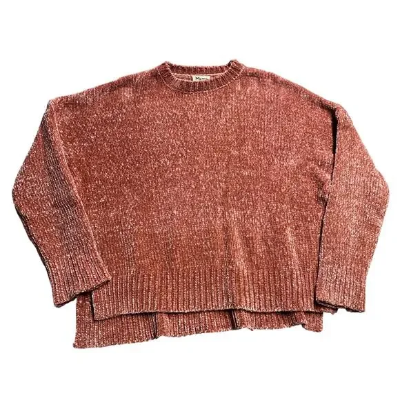 Show Me Your Mumu Oversized Women’s Size Medium Jesse Sweater Mauve Chenille - Picture 1 of 7